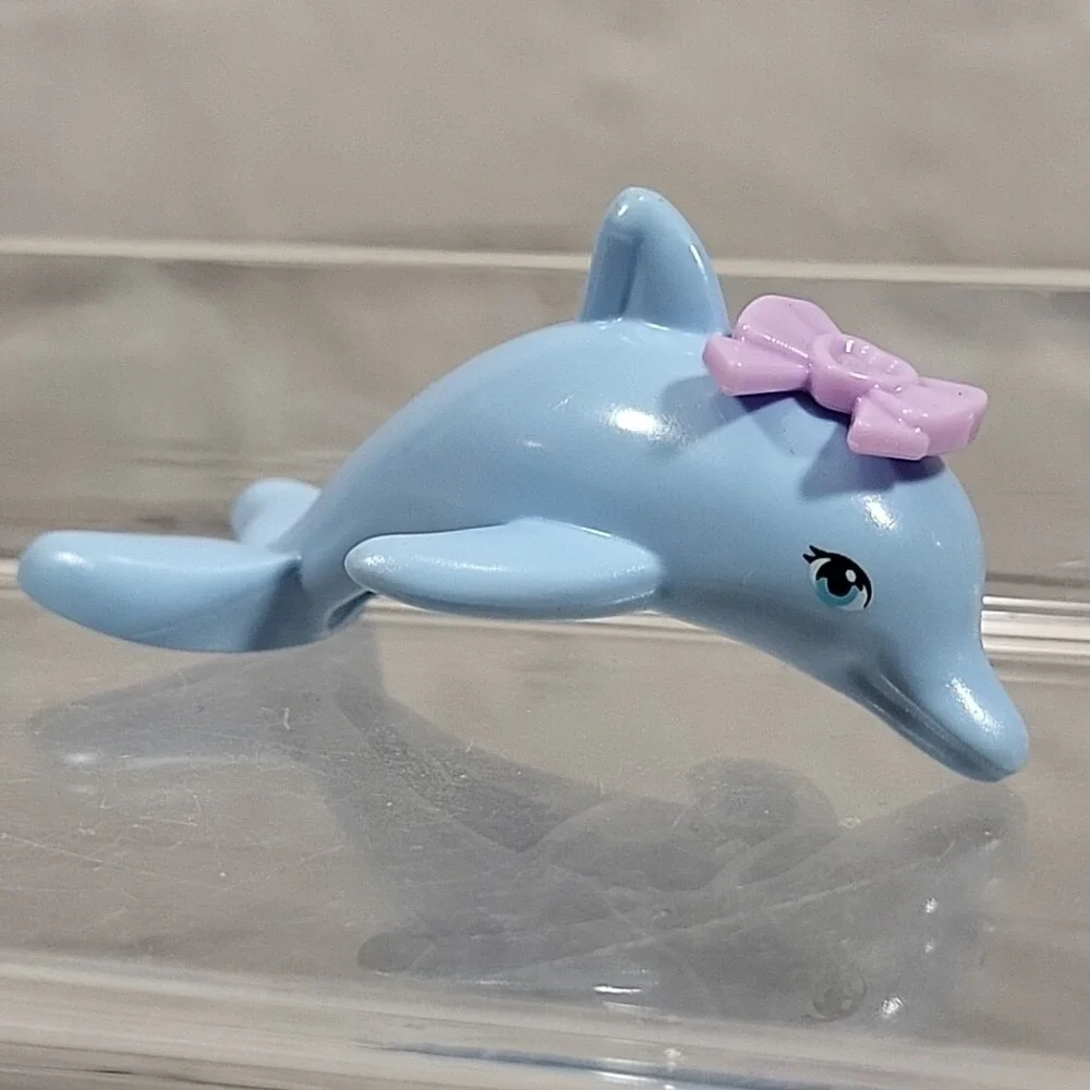 LEGO Mini Figs Figures Animals Dolphins Horse‎ Colt Pony MLP Lot Of 4 Pieces